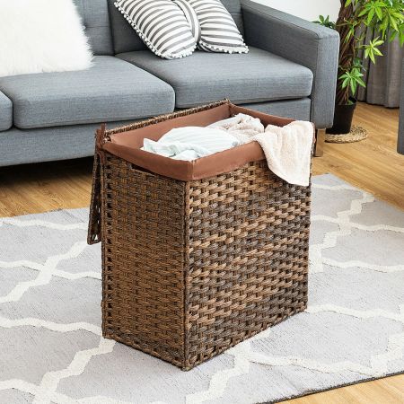 Large Rattan Laundry Basket