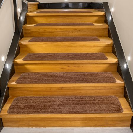 15 PCS Stair Treads Non-Slip Carpets Stairs Cover