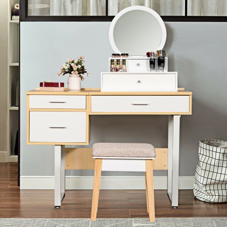 Wall Mounted Vanity Mirror with 2 Drawers