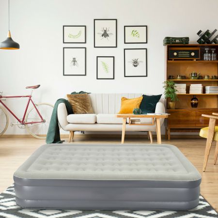 Large Air Mattress High Elevated Raised Airbed