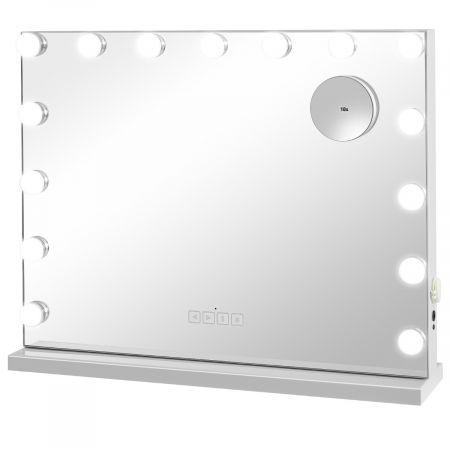 Hollywood Makeup Mirror with LED Lights and Bluetooth Speaker