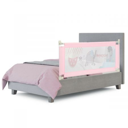 145CM Baby Bed Rail with Double Safety Lock and Adjustable Height