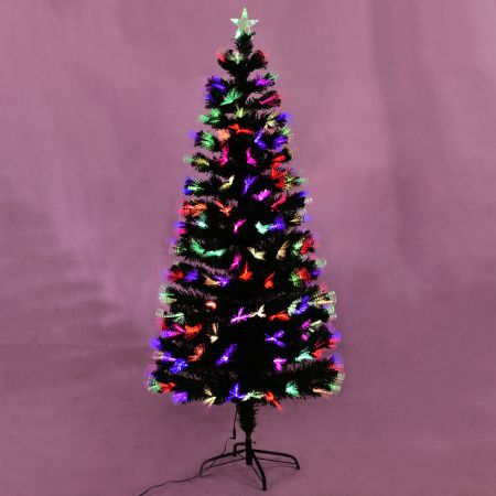 6ft Fibre Optic Christmas Tree with Top Star