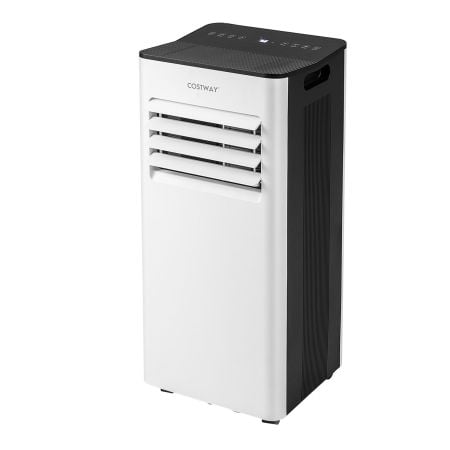 Costway 9000 BTU 4-in-1 portable air conditioner with dry and fan mode, front view
