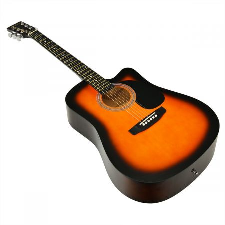 Classic Acoustic Guitar with Multiple Accessories