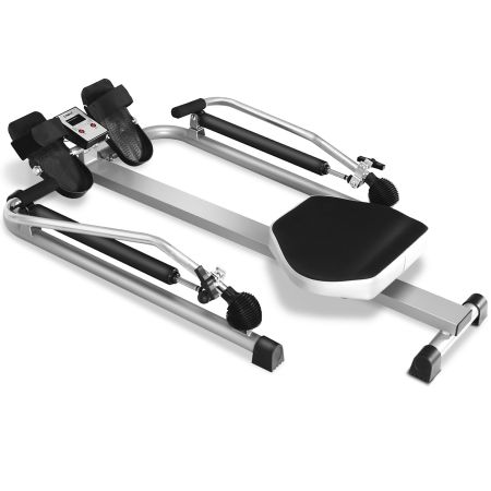 Total Motion Rowing Machine with adjustable hydraulic resistance and LCD monitor for a versatile home workout.