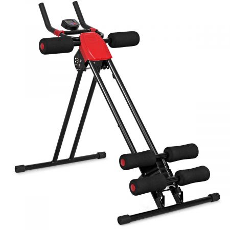Costway Ab Workout Machine with LCD Display for Home and Gym
