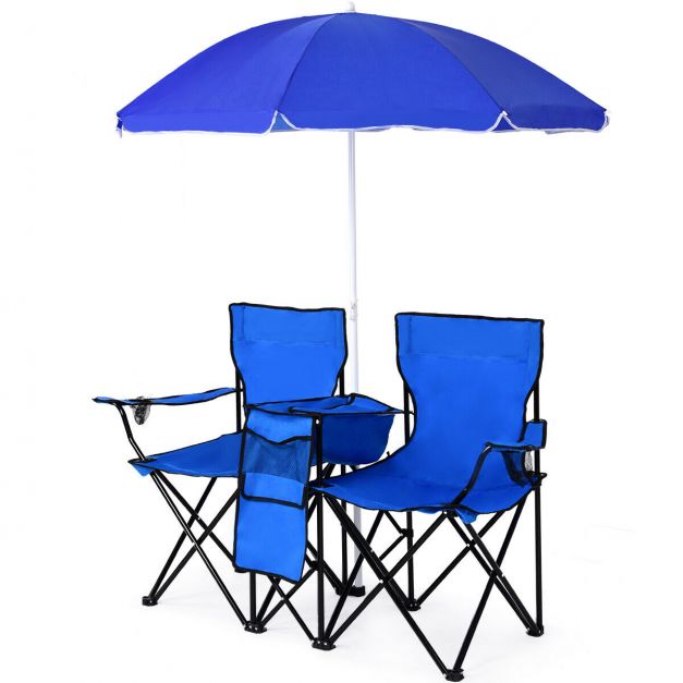 Portable Double Camping Chair With, Double Camping Chairs Uk