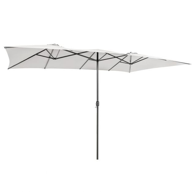3 foot patio umbrella Treasure Garden 13-ft Outdoor Patio Umbrella with Lux Lighting, Octago