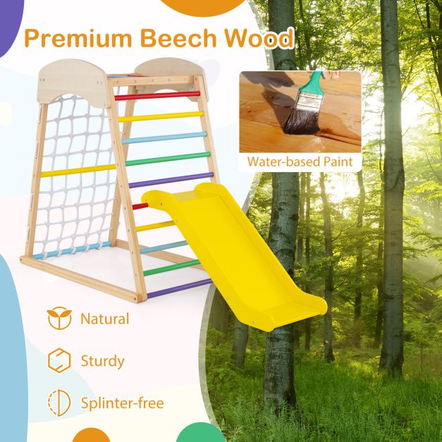 Step2 Play & Fold Junior Slide - Indoor/Outdoor Toddler Slide For Kids Ages 1.5-4 Years, Backyard Playground