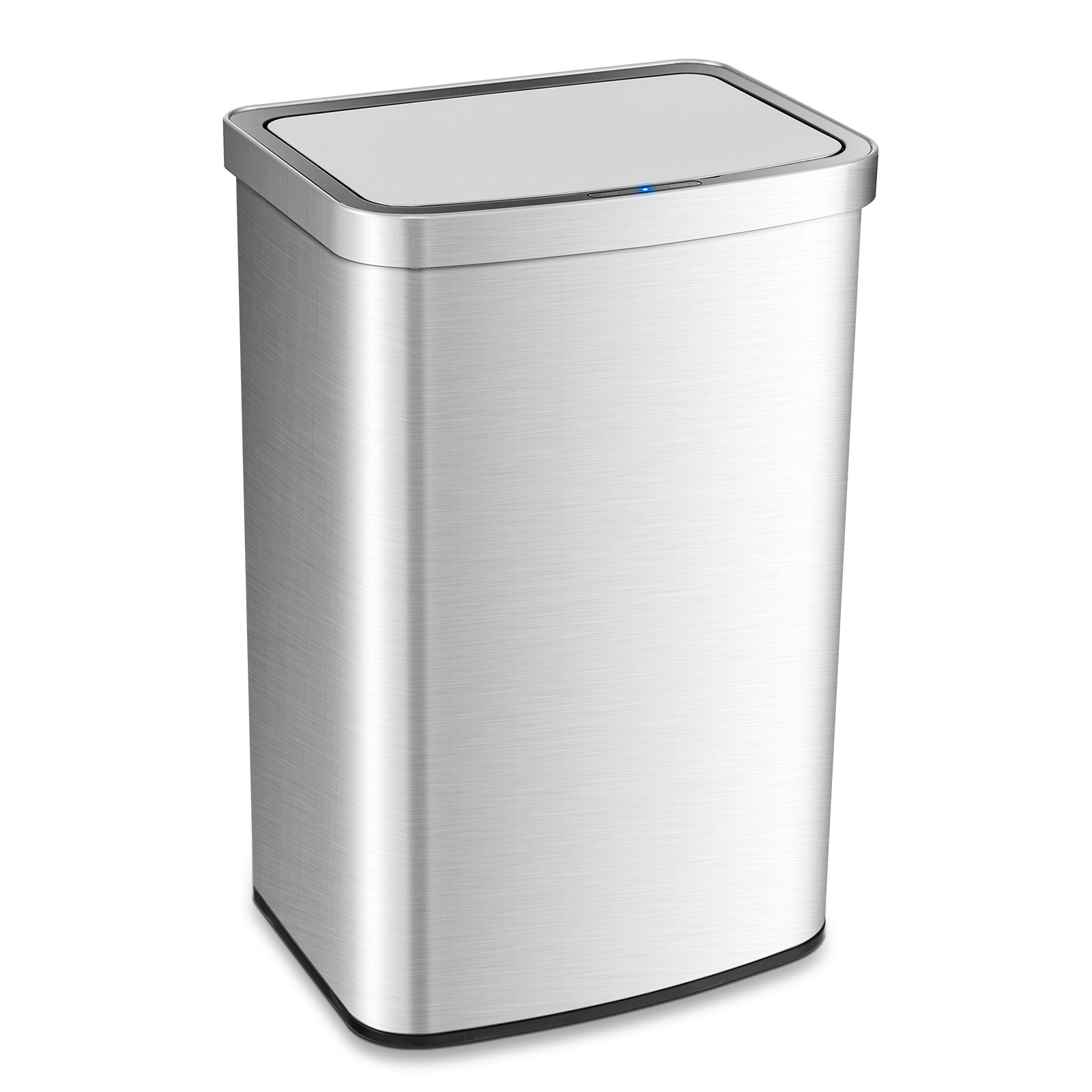 Costway Silver 50L Infrared Motion Sensor Automatic Trash Can