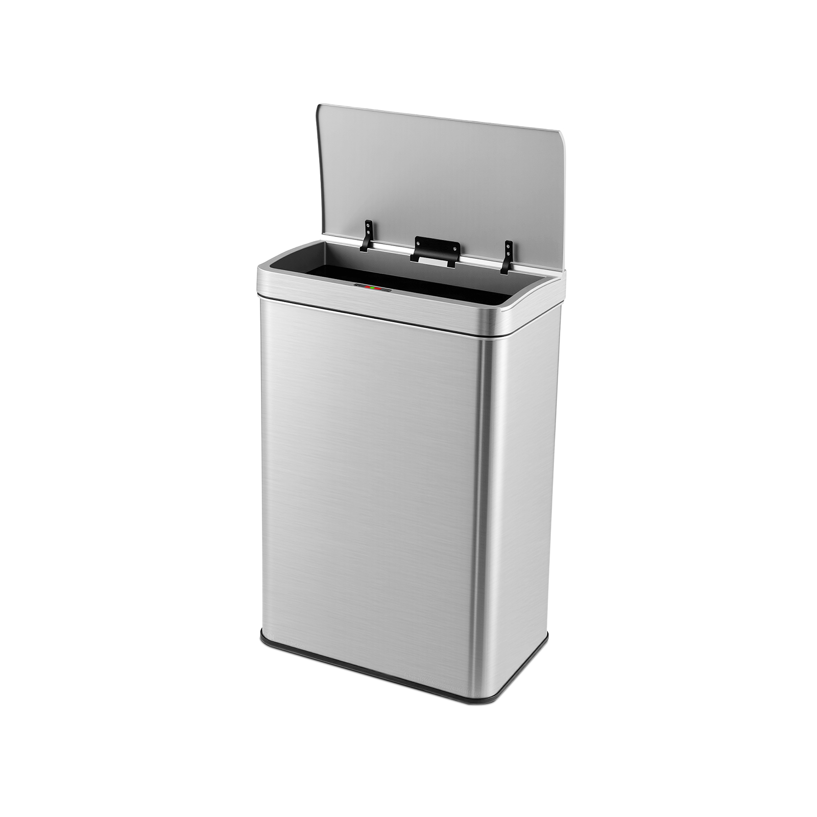 Costway Silver 60L Automatic Trash Can With Lid