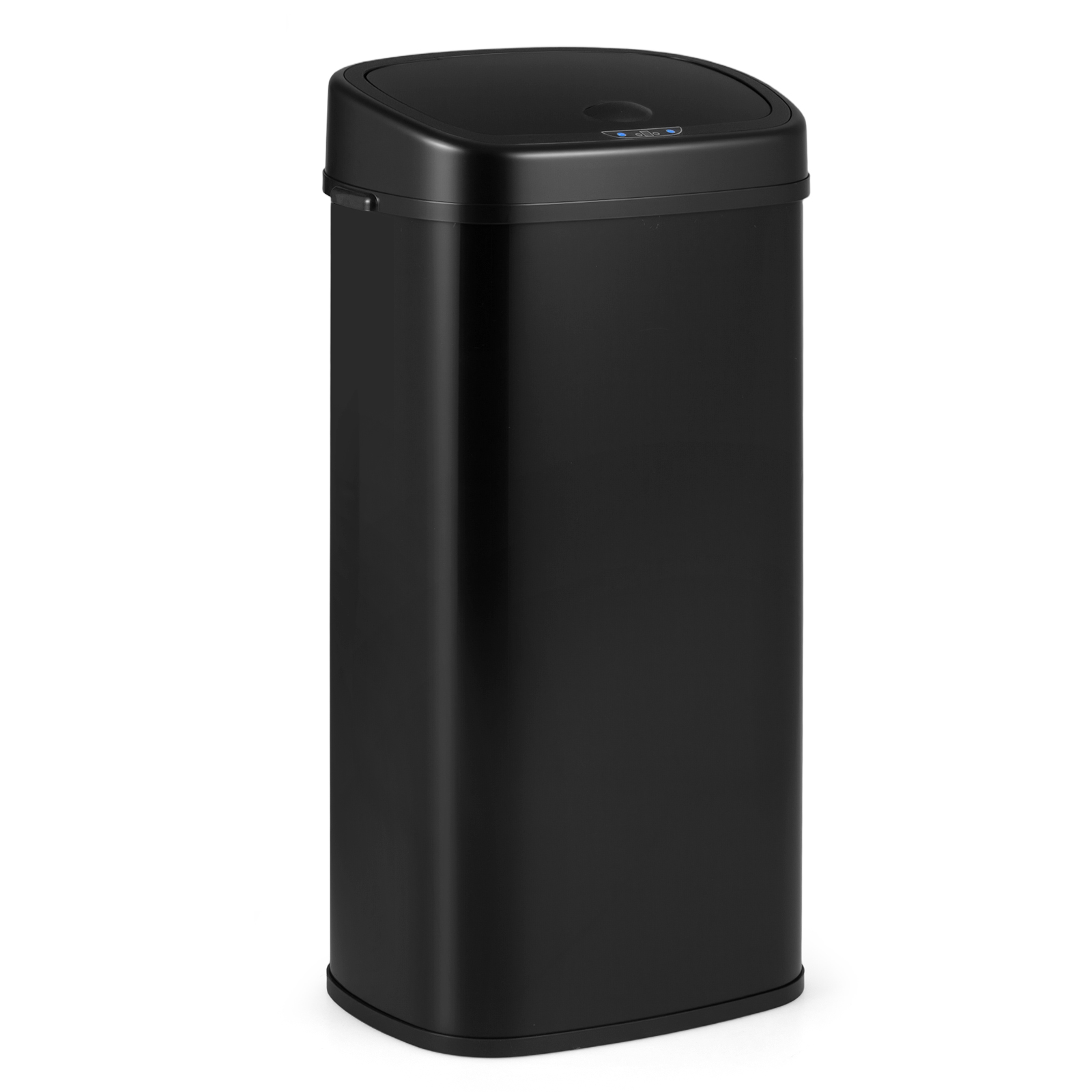 Costway Black 68L Trash Can With Dual-Zone Design Automatic Touchless Garbage Can