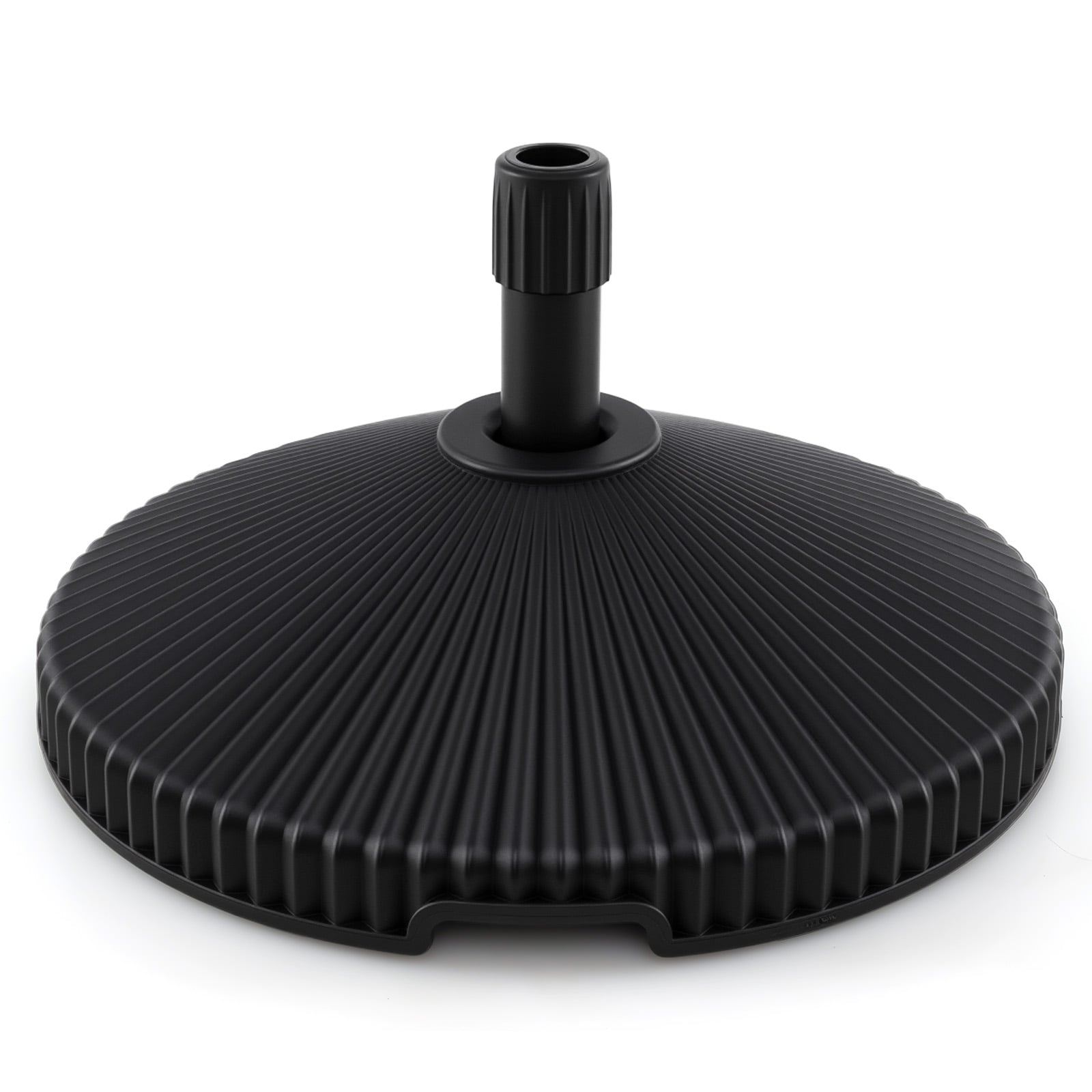 Costway Black 25 Kg Water And Sand Weighted Umbrella Base For Poolside