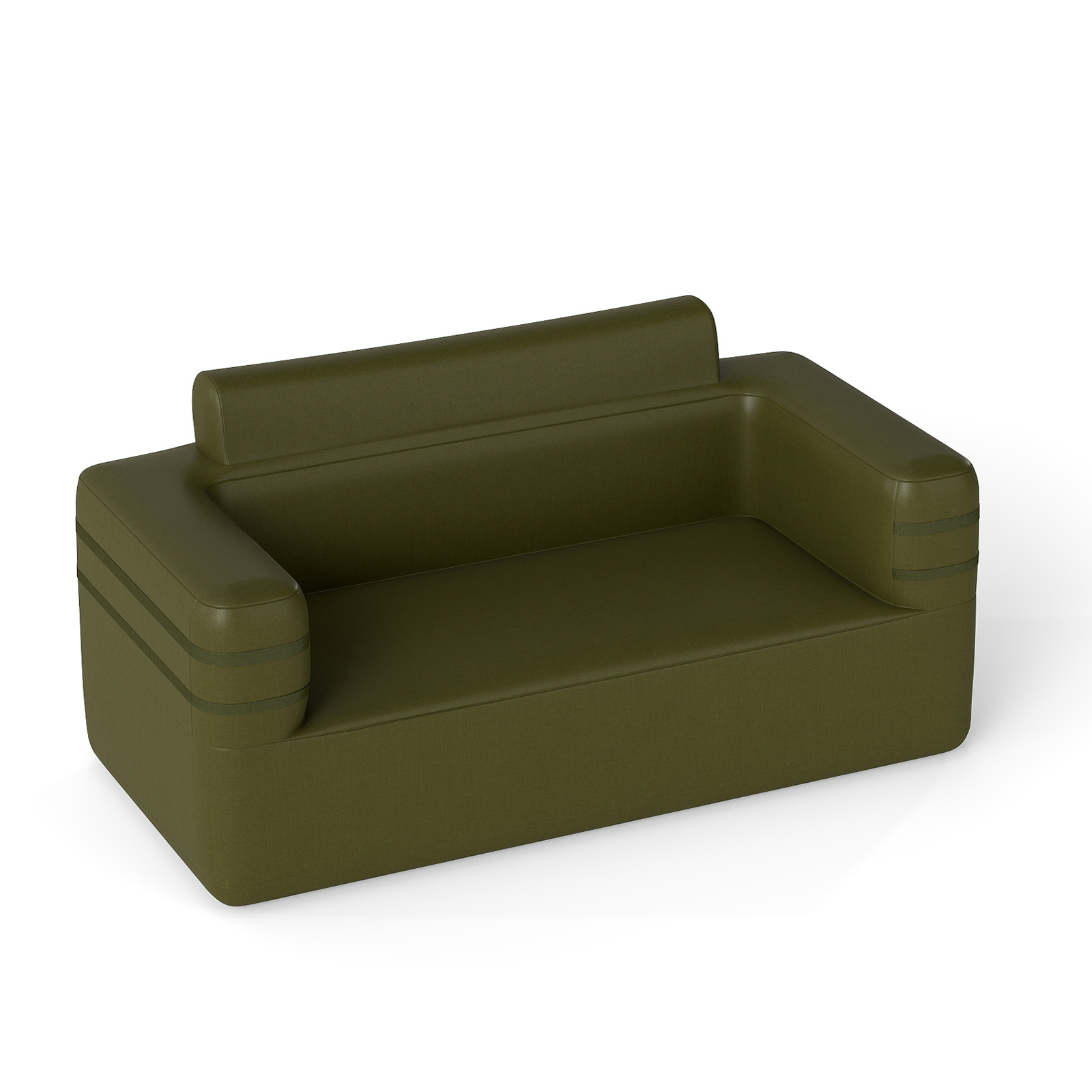 Costway Green Outdoor Inflatable Couch Blow Up Air Sofa Chair With Carry Bag For Camping