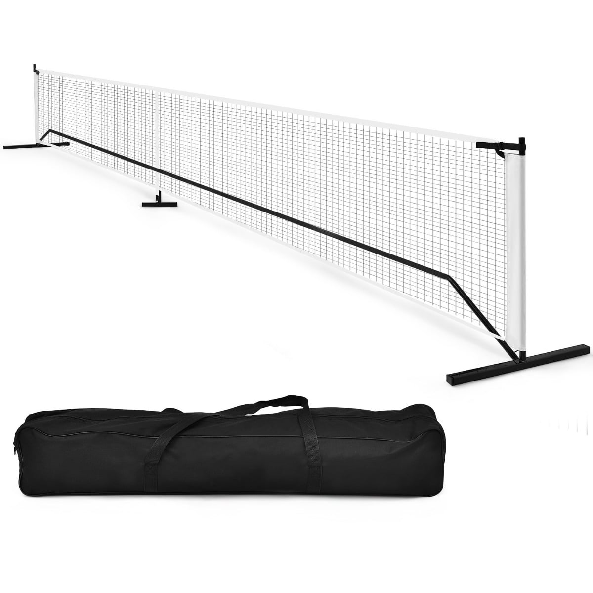Costway Offical Size Net System With Steel Pipes Strong And Carry Bag