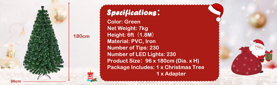 Multi-coloured Fibre Optic Christmas Tree4