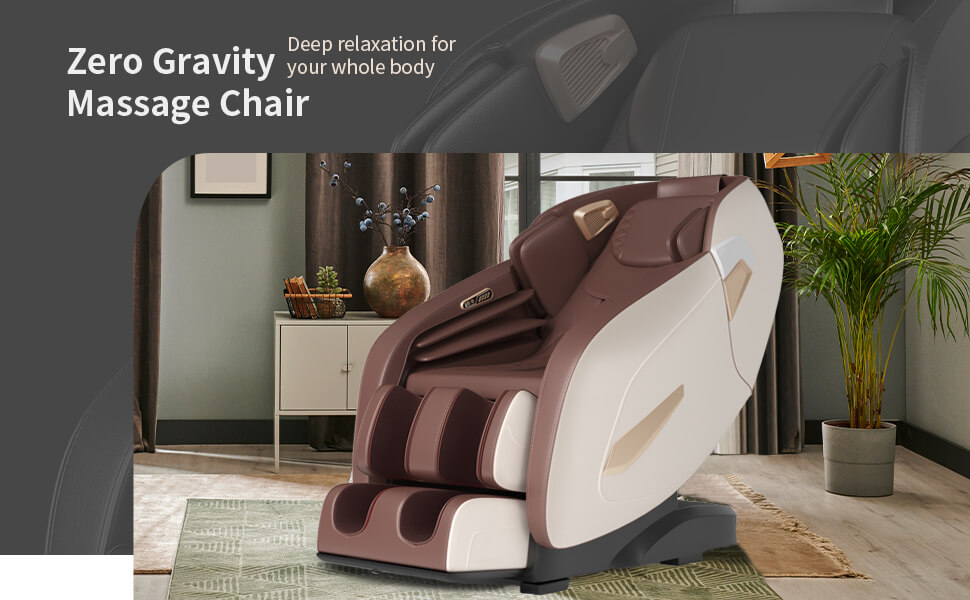 Electric Shiatsu Massage Chair with SL Track, Bluetooth, Heat and Airbag1