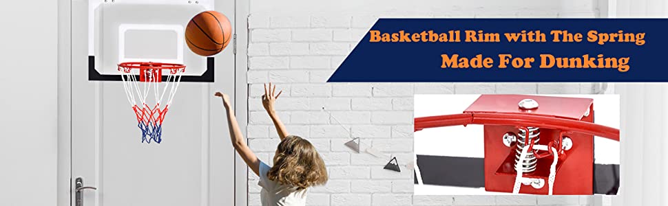Mini Basketball Hoop with Shatterproof Backboard for Kid, Teen, Adult2