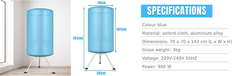 Portable Electric Clothes Dryer