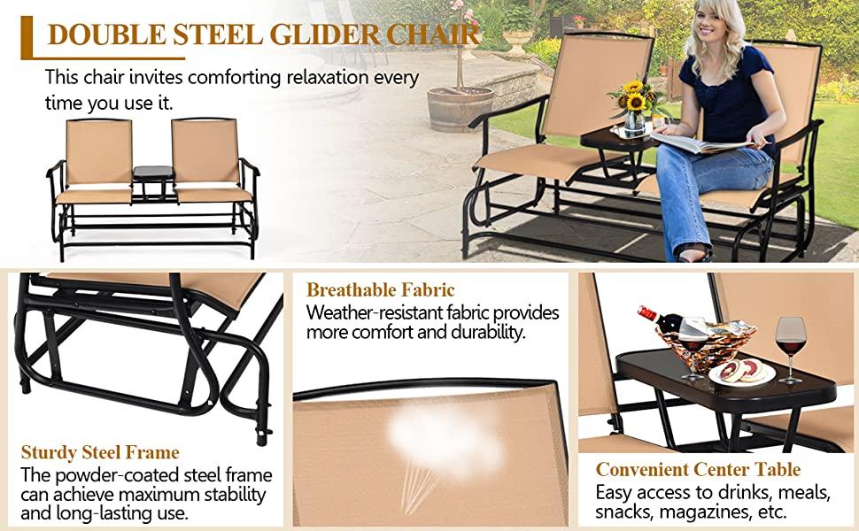 Double Glider Chair