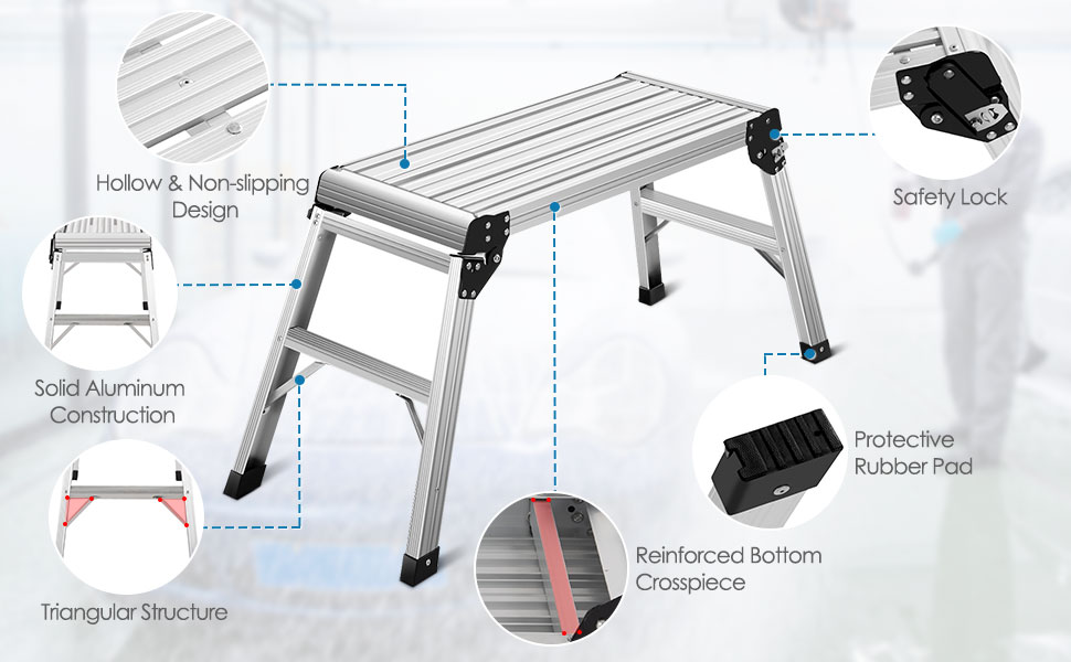 Aluminum Folding Hop Up Work Platform