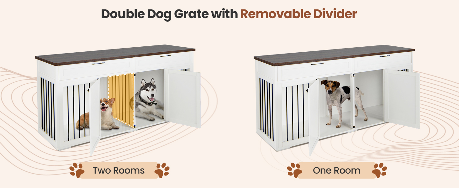 Double Dog Crate