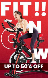 A woman is exercising on a treadmill